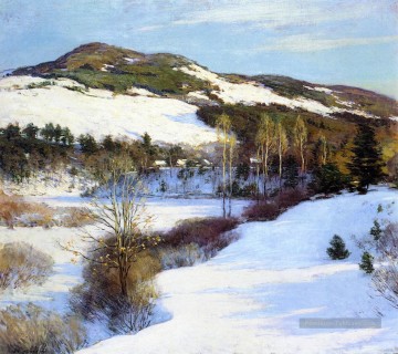 Cornish Hills paysage Willard Leroy Metcalf Peinture à l'huile